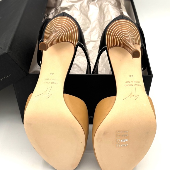 Giuseppe Zanotti SIX Ankle Wrap Sandal 100MM on platform 35 - Picture 8 of 10